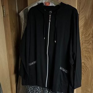 Avenue zip up with hood NWT 26/28